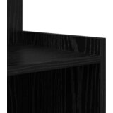 vidaXL posteljne omarice 2 kosa črni hrast 40x35x60 cm inženirski les | Shoptok.si