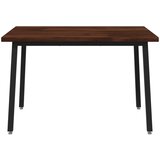  120 x 70 x 75 cm Čvrsto drvo akacije Tamno smeđa i crna - tamno smeđa i crna 120 x 70 x 75 cm Četvrtasto | shoptok.hr