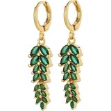  Naušnice MI-35492 - Zlatna / Zelena KP35492 | shoptok.hr