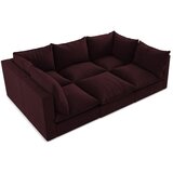 Makamii Bordo rdeča sedežna garnitura 255 cm Manao – | Shoptok.si