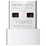 Mercusys MW150US N150 Wireless Nano USB Adapter, 150 Mbps on 2.4 GHz Nano Size, USB 2.0, WPA3, Internal antenna, Plug and Play Cijene