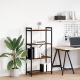 vidaXL Police za knjige Dimljeni hrast 60 x 30 x 118 cm Iverica | shoptok.hr