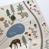 Nattiot Krem dječji tepih za igru 123x180 cm Little Forest – | shoptok.hr