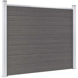 PANEL za ogradu WPC 180 x 146 cm sivi Cijene