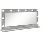 vidaXL Ogledalo z LED lučmi Beton Siva 100x45x18 cm, (22090057) Cene