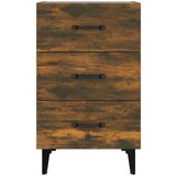  Nočna omarica dimljeni hrast 40x40x66 cm inženirski les, (20731200) | Shoptok.si