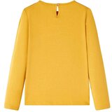  Dječja majica dugih rukava oker 128 | shoptok.hr