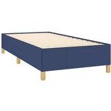  S oprugama i madracem plavi 90 x 190 cm od tkanine | shoptok.hr