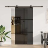  Klizna vrata s priborom 102,5x205 cm kaljeno staklo i aluminij | shoptok.hr