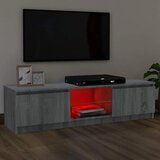 TV ormarić s LED svjetlima boja hrasta sonome 120x30x36 cm | shoptok.hr