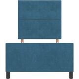  s opruga kutije Tamno plava 100 x 200 cm Baršun | shoptok.hr