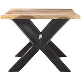  Blagovaonski stol 200 x 100 x 75 cm od masivnog drva s premazom | Eponuda.com