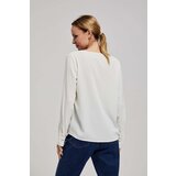 Marisse V-Neck Shirt With Delicate Pearl Buttons | shoptok.hr