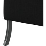 vidaXL kotna sedežna garnitura črna 109x56x121 cm tkanina | Shoptok.si