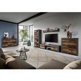 MID.YOU Dnevni Regal Jam, Videz Starega Lesa, 3-Delni | Shoptok.si