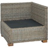  Kutna sofa s jastucima GENDT Prirodni ratan Kubu siva | shoptok.hr