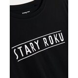 Sinsay Pamučna majica s natpisom Stary Roku | shoptok.hr