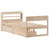  Okvir kreveta bez madraca 75 x 190 cm od masivne borovine | shoptok.hr