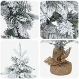 Mini božićno drvce 90 cm PVC i PE Zelena i bijela | shoptok.hr