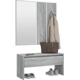  Set namještaja za hodnik boja hrasta sonome konstruirano drvo | shoptok.hr