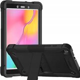 NIKCORP Ovitek za Samsung Galaxy Tab A 10.1, trpežna zaščita, 360° vrtljivo stojalo, naramni trak, ročaj, črne barve, PC in TPU ohišje, (5000139063) | Shoptok.si