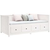  Dnevni ležaj bijeli 80 x 200 cm od masivne borovine | shoptok.hr