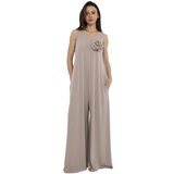 Italy Moda Jumpsuit-DHJ-KO-20812.72-dark beige | Shoptok.si