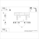  Brilagi - LED spot svetlo CRESTO 6xGU10/10W/230V krem | Eponuda.com