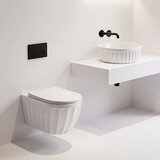 Rea Set: Viseča WC školjka + Nadpultni umivalnik Duo White | Shoptok.si