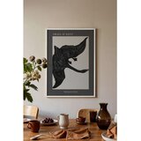 Wallxpert uramljena slika 115208, The Black Swan Hilme af Klint, crni labud u letu, 30 x 40 cm, beli ram | Eponuda.com
