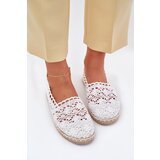 Boto Lace Women's Espadrilles White Adelira | shoptok.hr