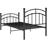  Za krevet crni metalni 100 x 200 cm | shoptok.hr