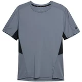 4f Tehnička sportska majica golublje plava / crna