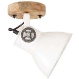 vidaXL Industrijske stenske/stropne svetilke 2 kosa bele 20x25 cm E27 | Shoptok.si