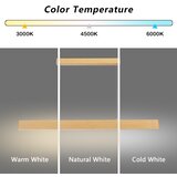  Brilagi - LED prigušiva luster na sajli SLIMLINE LED/40W/230V 3000-6000K dekor hrasta+daljinski upravljač | Eponuda.com