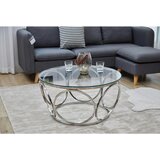 Livetastic KLUBSKA MIZA, prozorno, srebrne barve | Shoptok.si