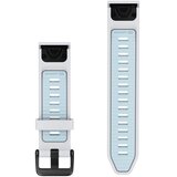 Garmin remen za sat QuickFit 20 mm, silikon boje bijelog kamena / ledeno plavi | shoptok.hr