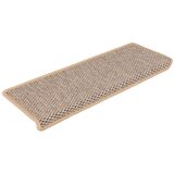 vidaXL samoljepljivi otirači za stepenice 15 kom 65 x 25 cm svjetlobež | shoptok.hr