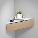 MID.YOU NOČNA OMARICA, bela, medeni hrast | Shoptok.si