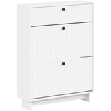  Ormar za cipele EDE 78 x 24 x 103 cm Konstruirano drvo Bijela - Bijela | shoptok.hr