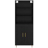  Kuhinjski ormarić Zidne s ladicama 2 pcs Crni hrast Konstruirano drvo | shoptok.hr
