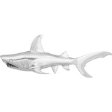  Skulptura Ajkula Srebrna 68x20x24 cm Aluminij | shoptok.hr