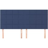  Uzglavlje plavo 180x5x118/128 cm tkanina | shoptok.hr