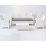  Baštenska garnitura Rattan 3 White 9403W | ePonuda.com