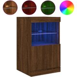  The Living Store Komoda z LED lučkami rjav hrast 41x37x67 cm - Komoda, (21442369) | Shoptok.si