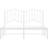  Metalni okvir za krevet s uzglavljem bijeli 150x200 cm | Eponuda.ba