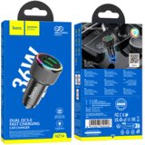 hoco. avtopolnilec adapter NZ14 Guerrero QC 36W 2xUSB - črn | Shoptok.si