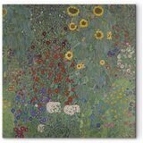  Slika - Gustav Klimt – Farm garden with sunflowers 60x60 Premium Print | shoptok.hr