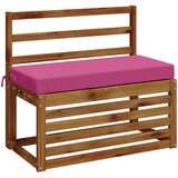  Jastučić za klupu SOEST 100% poliester Ružičasta 60 x 40 x 8 cm Slike