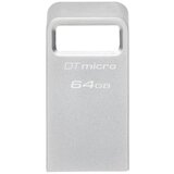 Kingston USB Ključ 64GB DT Micro, 3.1, srebrn, kovinski, micro format, 3.2. | Shoptok.si